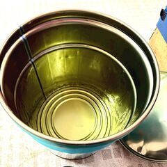 カネボウ/Kanebo ペール缶 ムーミン バケツ ブリキ缶 ZUIYOの画像