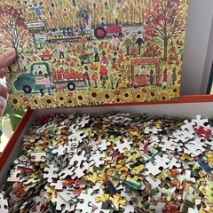 ジグソーパズル 1000ピース かわいい 海外 秋仕様 の画像