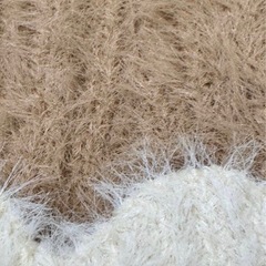 【新品】くま耳 ふわふわ ニット帽 ボア内側 あったか もこもこ 防寒 冬の画像