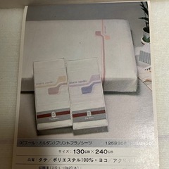 シングルサイズの毛布地シーツですの画像