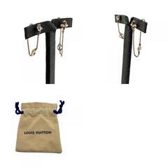 ルイヴィトン LOUIS VUITTON ピアス ブックルドレイユ プティ ルイ ピアス 両耳用 チェーン M00390 ゴールドの画像