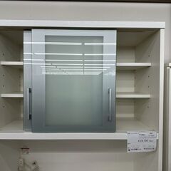 ★リユースのサカイ高崎店★TJ13253 (株)松田家具 レンジボード 白 H198×D48.5×W88.5 クリーニング済みの画像