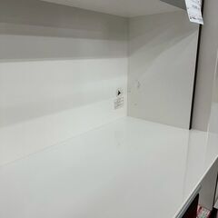 ★リユースのサカイ高崎店★TJ13254  レンジボード 茶白 H200.5×D50.5×W89.5 クリーニング済みの画像