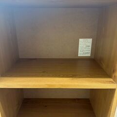 ★リユースのサカイ高崎店★TJ13255 (株)マルカ カラーボックス ライトブラウン H60×D29×W47.5 クリーニング済みの画像