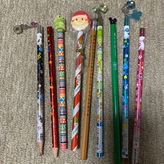 鉛筆14本セット〔2本使用済み）の画像