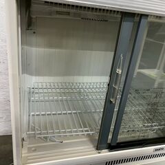 SANYO 冷蔵ショーケース SMR-U35 64L ショーケース W600×D450×H800 動作確認済 厨房 厨房機器 店舗 店舗用品 Y2381の画像