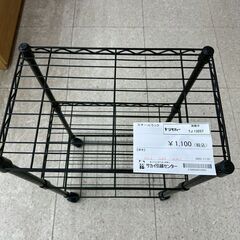 ★リユースのサカイ高崎店★TJ13257  スチールラック 黒 H71×D28.5×W44 クリーニング済みの画像