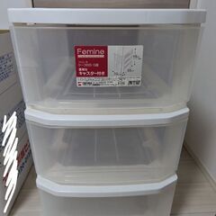 キャスター付き衣装ケース　3個セット