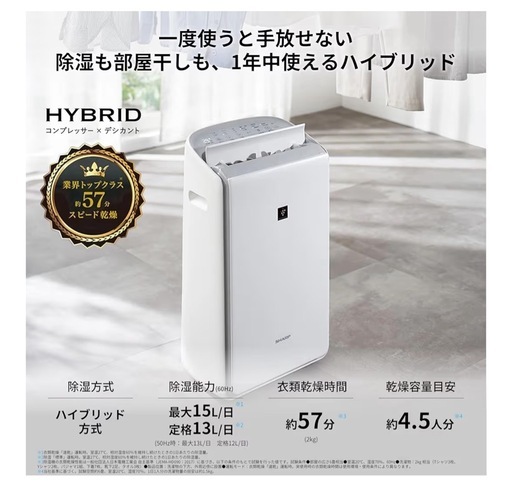SHARP 除湿機