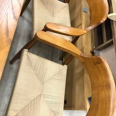 【ジャングルジャングル石津店】タンスのゲン　ダイニングセット　4人用セット　天然木　　堺市 西区 東区 北区 南区 堺区 石津の画像