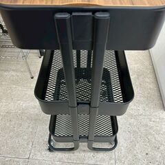 ★リユースのサカイ高崎店★TJ13258  ワゴン 黒茶 H78.5×D30.5×W41.5 クリーニング済みの画像