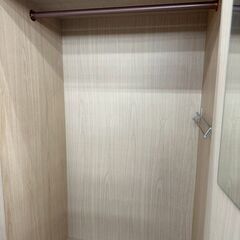 ★リユースのサカイ高崎店★TJ13259  ワードローブ ライトブラウン H179×D58×W80 クリーニング済みの画像