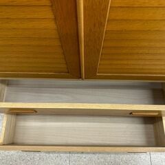 ★リユースのサカイ高崎店★TJ13259  ワードローブ ライトブラウン H179×D58×W80 クリーニング済みの画像