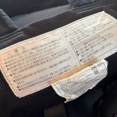 アンジェレッテ　ベビーキャリアオン ブラック　抱っこ紐の画像