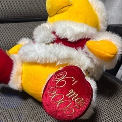 クリスマス　クマのフウさん　ぬいぐるみの画像
