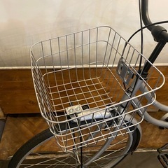 26インチ　ママチャリ　シルバーの画像