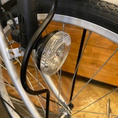 26インチ　ママチャリ　シルバーの画像