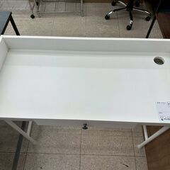 ★リユースのサカイ高崎店★TJ13263  デスク 白 H84.5×D45.5×W100.5 クリーニング済みの画像