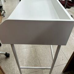 ★リユースのサカイ高崎店★TJ13263  デスク 白 H84.5×D45.5×W100.5 クリーニング済みの画像