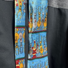 クリスマス　サンタとトナカイ　ネクタイ　中古品の画像