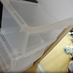 クリアーケース　３段少し横幅広いの画像