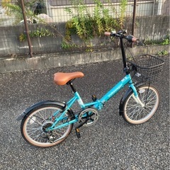 20インチ　折りたたみ自転車　美品　ギア付き　フォルクスワーゲンの画像