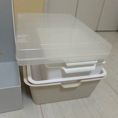 【新品】無印良品 再生ポリプロピレン入りファイルボックスの画像