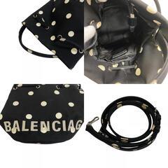 バレンシアガ BALENCIAGA ショルダーバッグ ウィールXS  2WAYバッグ ドローストリングバケット ブラックの画像