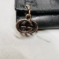 GUCCI キーケース /　GG柄 ブラックの画像