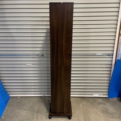 美品 姿見 収納棚付き キャスター付きの画像