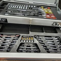 配送不可【引取限定】KTC 京都機械工具 nepros ネプロスツールセット NTX8700A 70点組 工具 ツールボックス【熊本けやき通り店】【中古】の画像