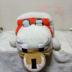 マインクラフト　特大抱き枕＆オオカミ＆ハチぬいぐるみマインクラフトの画像