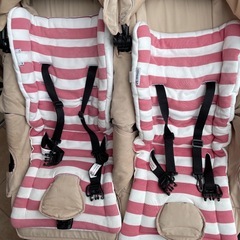 双子用ベビーカーの画像