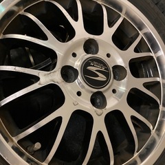 155/65/14アルミ付き冬タイヤ2022年溝あります軽自動車の画像