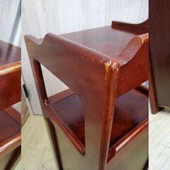 Karimoku カリモク キャビネット 電話台 飾り台 飾り棚 花台 サイドチェスト 木製 引出し 1枚扉◆幅35cm×奥行31cm×高さ82cm◆買取帝国 朝霞店の画像