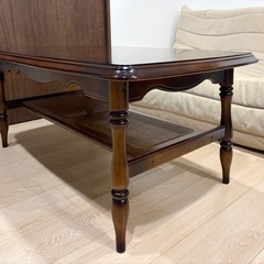 【直接&半額以下】karimoku/カリモク コロニアル リビング/センター テーブル TC3500の画像