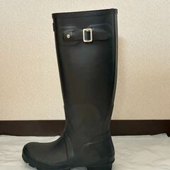 HUNTER 長靴 黒　サイズ23の画像
