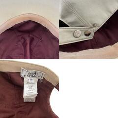 エルメス HERMES キャップ セリエボタン ベージュの画像