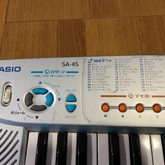 電子ミニキーボード CASIO SA-45の画像
