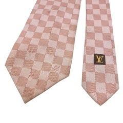 ルイヴィトン LOUIS VUITTON ネクタイ ダミエ ピンクの画像
