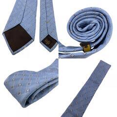 ルイヴィトン LOUIS VUITTON ネクタイ スターブロッサム ブルーの画像