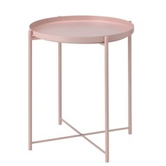 【11/30迄】限定色（ピンク）IKEA グラドム　トレイテーブル 　の画像