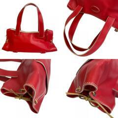 トッズ TOD’S ハンドバッグ レッドの画像