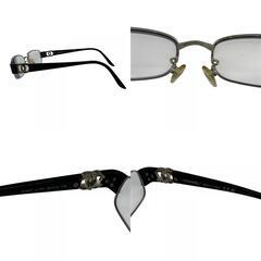 シャネル CHANEL メガネ ココマーク 度入り 2102T 53□16 130 ブラックの画像