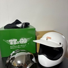 TT&CO　トゥーカッター SG/DOT スタンダード　ホワイト別売りシールドのおまけ付き の画像