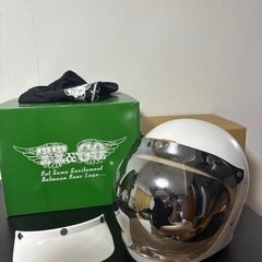 TT&CO　トゥーカッター SG/DOT スタンダード　ホワイト別売りシールドのおまけ付き の画像