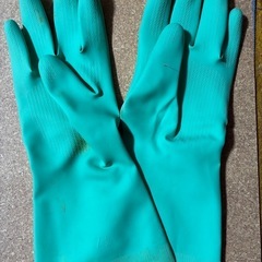 ビニール手袋の画像