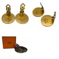 エルメス HERMES イヤリング セリエ 両耳用 ゴールドの画像