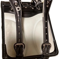 ランドセル ブラック×水色 の画像