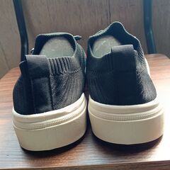 新品 25.5cm メンズ スニーカー ブラック 厚底 シューズ 普段着 識別番号:【N526-S】の画像